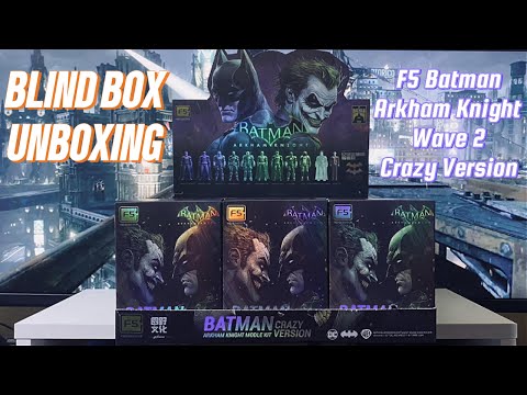F5 Batman Arkham Knight Model Kit Crazy Version Blind Box Unboxing