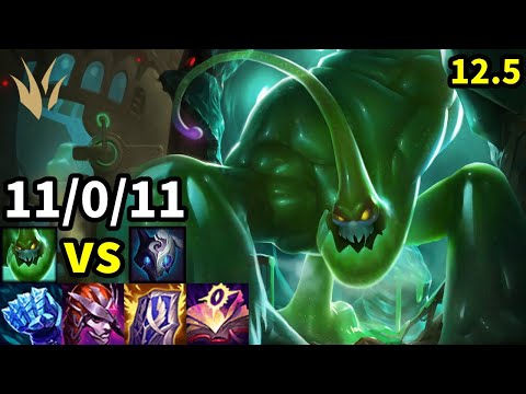 Zac Jungle vs Kindred - KR Master | Patch 12.5