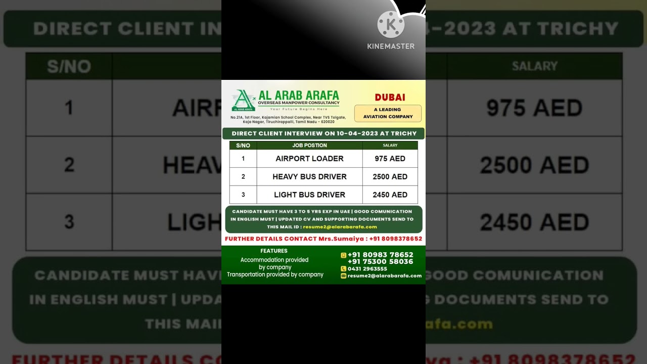 Latest Abroad & Gulf Jobs | High Salary Jobs | All India Vacancy for foreign #jobs #gulfjobs #uae