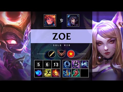 Zoe Mid vs Ahri - VN Grandmaster Patch 25.20