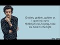 Harry Styles - Golden (lyrics)