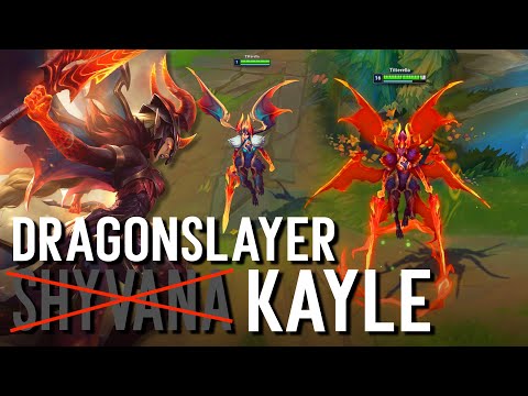 My Favourite Shyvana.. I mean Kayle Skin! I didn't even know Riot Released this 😍