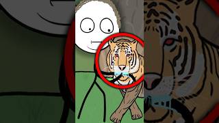 If a Tiger Attacks You, Do This 🐅😲 #animals #wildlife #survival #facts