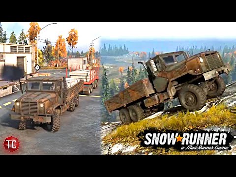 SnowRunner: STEEP MOUNTAIN CLIMB & Concrete Delivery