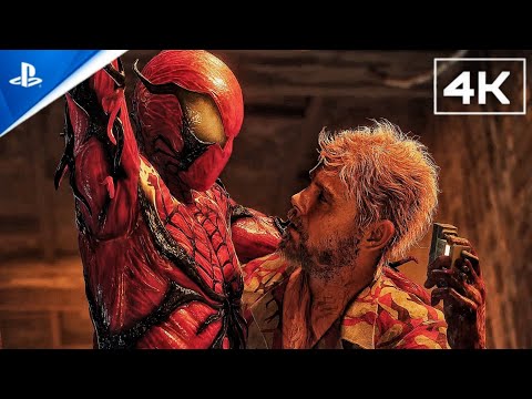 Carnage Symbiote Suit vs Wraith Boss Fight (Ultimate Difficulty) - Spider-Man 2 PS5 (4K)
