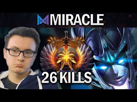 NIGMA.MIRACLE PHANTOM ASSASSIN WITH 26 KILLS - DOTA 2 7.27 GAMEPLAY