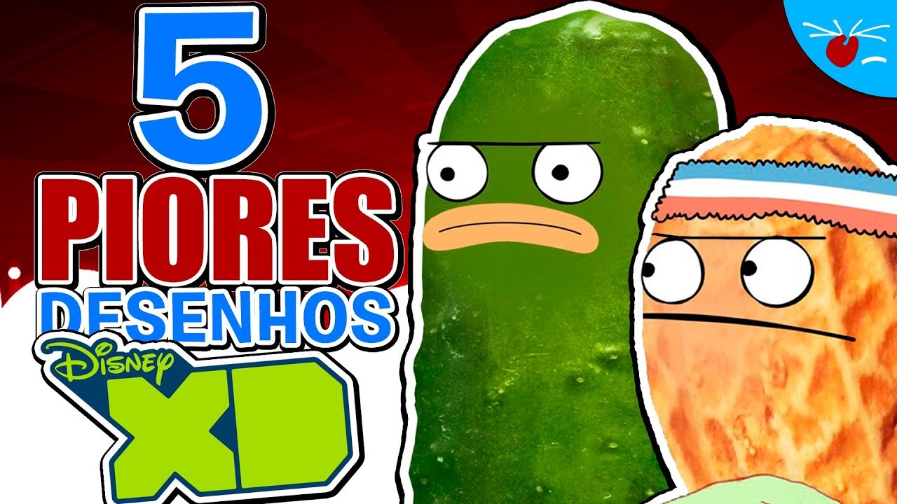5 PIORES DESENHOS do DISNEY XD
