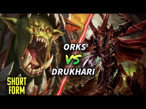 Orks vs Drukhari RBF67 #warhammer40k  #battlereport