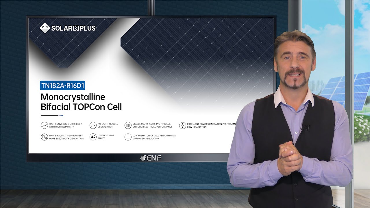 Solar N Plus - N-TOPCon-182-16BB Solar Cell Series