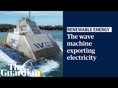 How a wave machine is sending energy to the grid