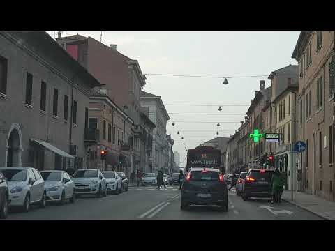 Drive in City Ferrara| Short Visit Ferrara Italy