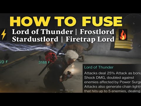 Once Human - How to Fuse Lord Of Thunder | Frostlord | Stardust Lord & Firetrap Lord Beastmaster
