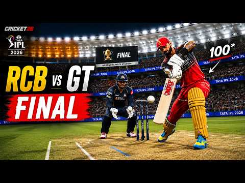🔥FINAL RCB vs GT - Virat kohli 100* in Final!! |  IPL 2026 | Cricket 26