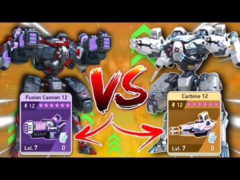 New Weapon Fusion Cannon 12 ⚡ | Eclipse With Fusion Cannon 12 - Mech Arena