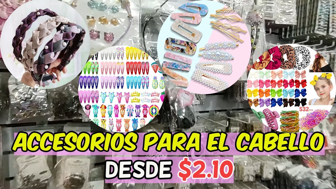 💈 ¿Donde comprar ACCESORIOS PARA EL CABELLO POR MAYOREO desde 5 PESOS EL PAQUETE 🎀✂
