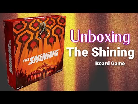 The Shining Board Game Unboxing | Based on the Kubrick Film