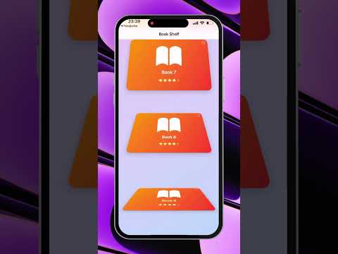 Dynamic Book Shelf Scroll Animation in SwiftUI – Master Interactive UIs! 📚