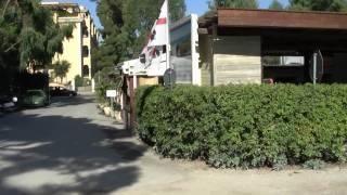 preview picture of video 'Camping La Mariposa in Alghero, Sardinia - reception and bungalow'