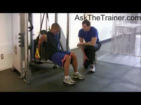 TRX Suspension Trainer Triceps Dips - Tricep Dip with Fitness Anywhere Trainers