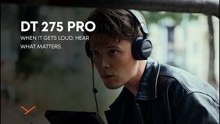 beyerdynamic | DT 275 PRO – WHEN IT GETS LOUD, HEAR WHAT MATTERS.