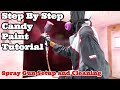 How To Spray Candy Paint Tutorial - Spray Gun Setup & Cleaning - Urekem WineRed Kandy Process