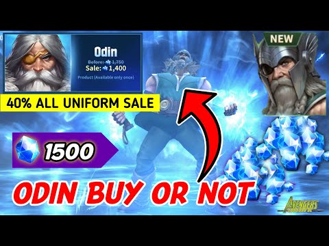 ODIN 1000000 BC Uniform Buy Or Not ? | Odin Pack 1400 Crystals | Marvel Future Fight MFF HINDI INDIA