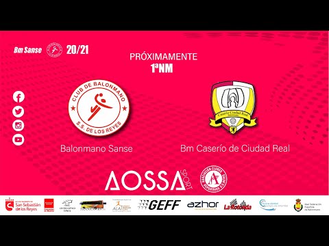 Balonmano Sanse VS BM Caserío de Ciudad Real - Liga 1ªNM - Grupo F