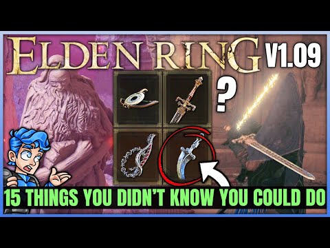 15 New Secrets You Didn't Know About in Elden Ring - New Double Weapon & OP Bow - Tips & Tricks!