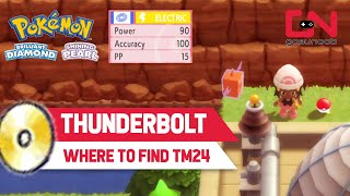 Where to Find "THUNDERBOLT" in Valley Windworks in Pokemon Brilliant Diamond and Shining Pearl