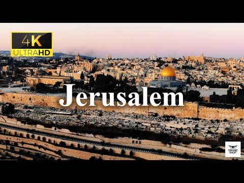 Jerusalem 4K, Israel 🇮🇱 | The Holiest City on Earth – Aerial Drone Views