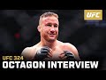 Justin Gaethje Octagon Interview UFC 324