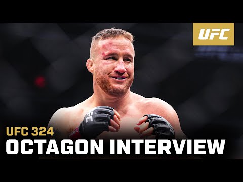Justin Gaethje Octagon Interview | UFC 324