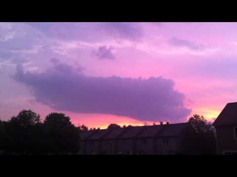 Last of the Storm in Ayer, MA, June 1, 2011