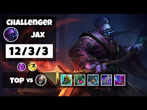 Jax vs Singed BR Challenger TOP (12/3/3) - v11.17