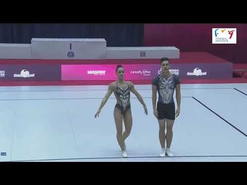 MP.Anastasiia Kurashvili. Stanislav Halaida. FIG World Cup. Final. 15.10.2023