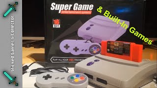 Super Game Entertainment System & Built-In Games Chinees Clone System, or is it ?