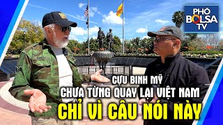 Cựu binh Mỹ yêu người Việt nhưng chưa từng quay lại VN vì câu nói này của một Hướng dẫn viên Du lịch