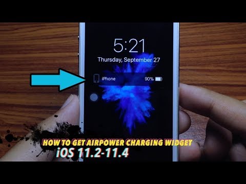 How to Get AirPower Charging Widget On iOS 11.2-11.4 Electra Jailbreak