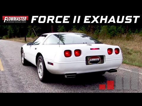 1992-96 Corvette C4 5.7L - Force II Cat-Back Exhaust System