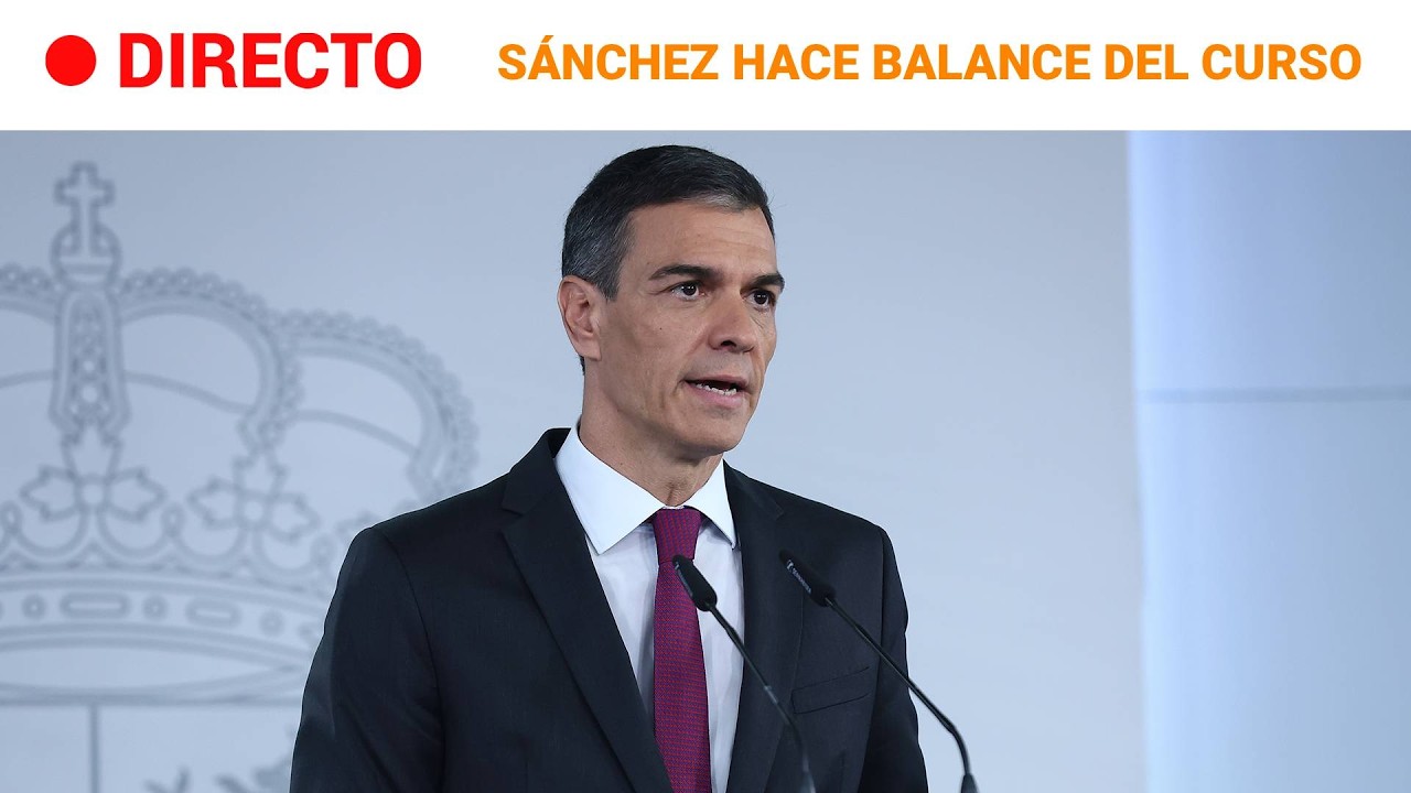 🔴DIRECTO | Pedro Sánchez hace balance del curso tras el útimo Consejo de Ministros | RTVE Noticias