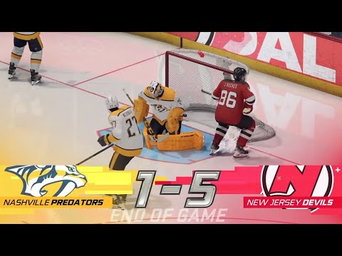 Nashville Predators vs New Jersey Devils