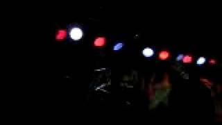 Ceilidh dances on stage with The Real Mckenzies.