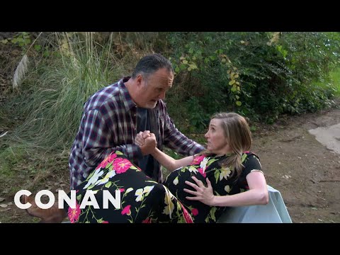 How Pregnant Women Are Dealing With Trump’s Travel Ban - CONAN on TBS