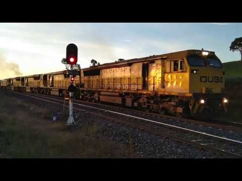 1102, 08, 03, 01 & RL309 at Murrobo NSW. (video-1)Wed 15th Apr 2020