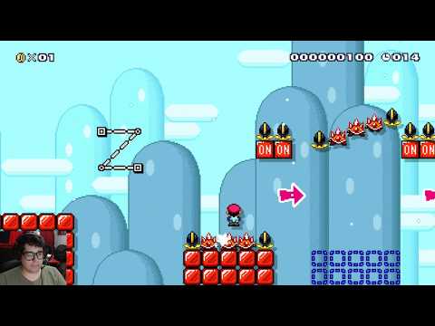 20 second on/off speedrun - Super Mario Maker 2 SMW level