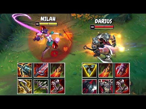 NILAH vs DARIUS FULL BUILD FIGHTS & Best Pentakills!