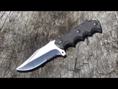 Defcon Hydra Fixed Blade Knife, Full Review Video