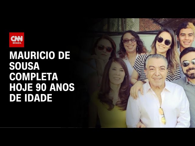 Criador da Turma da Mônica, Mauricio de Sousa, faz 90 anos | LIVE CNN