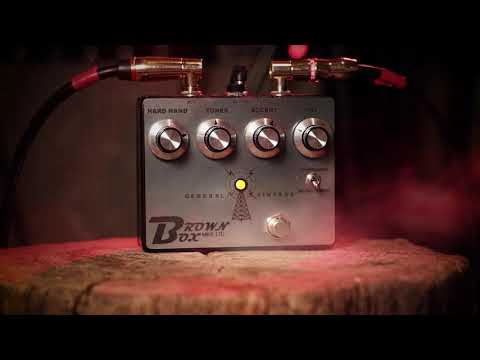 General Vintage Tone Brown Box MKII FX pedal Overdrive / Distortion ODS Classic Version Hand Made image 9