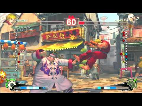 SSF4 Rank Match  KichijyojiKEN (KE)  vs  chobixinco (RU)